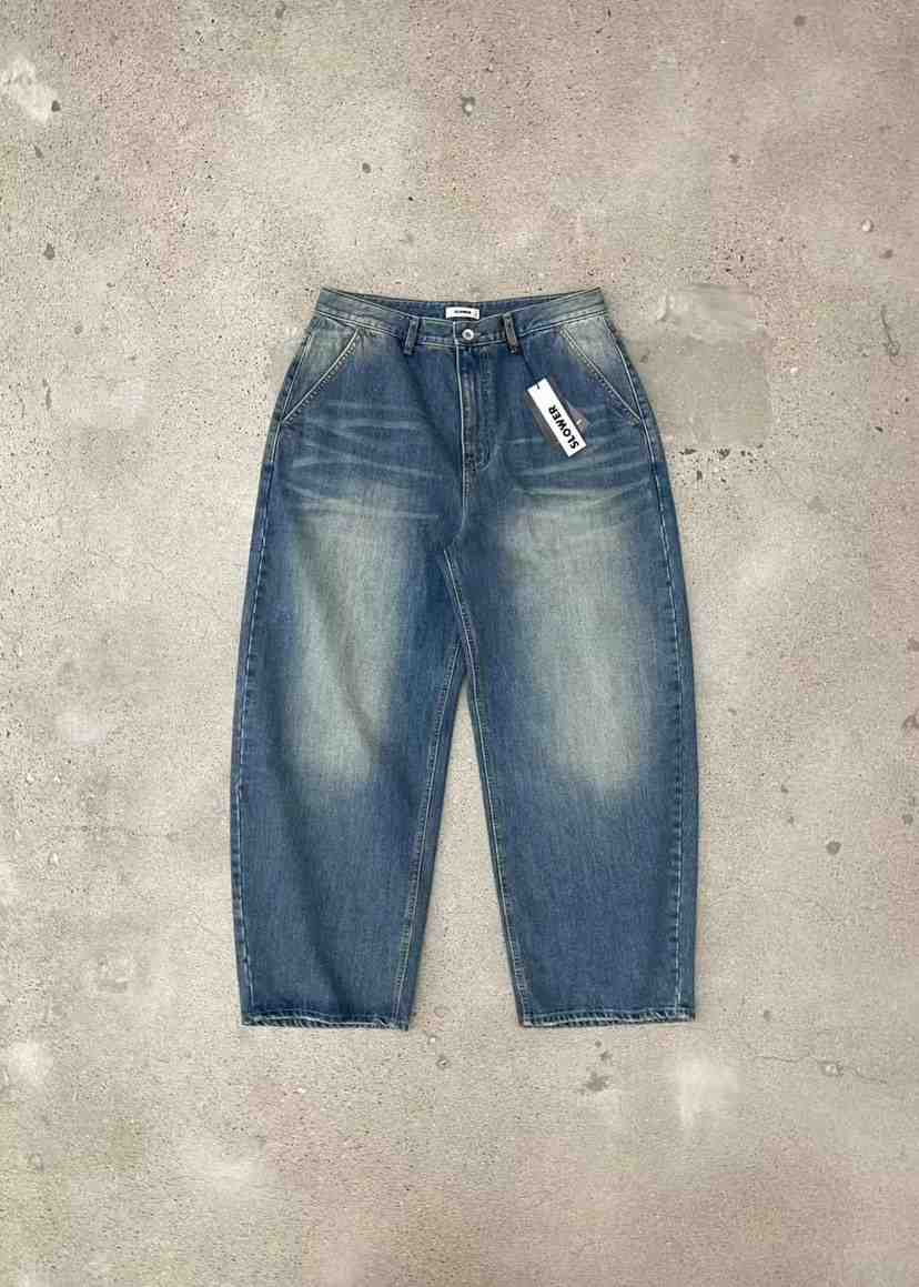 SLOWER東大門㊣實拍女士新款推薦熱賣休閑人氣時尚25秋冬牛仔褲SLOWER牛仔褲