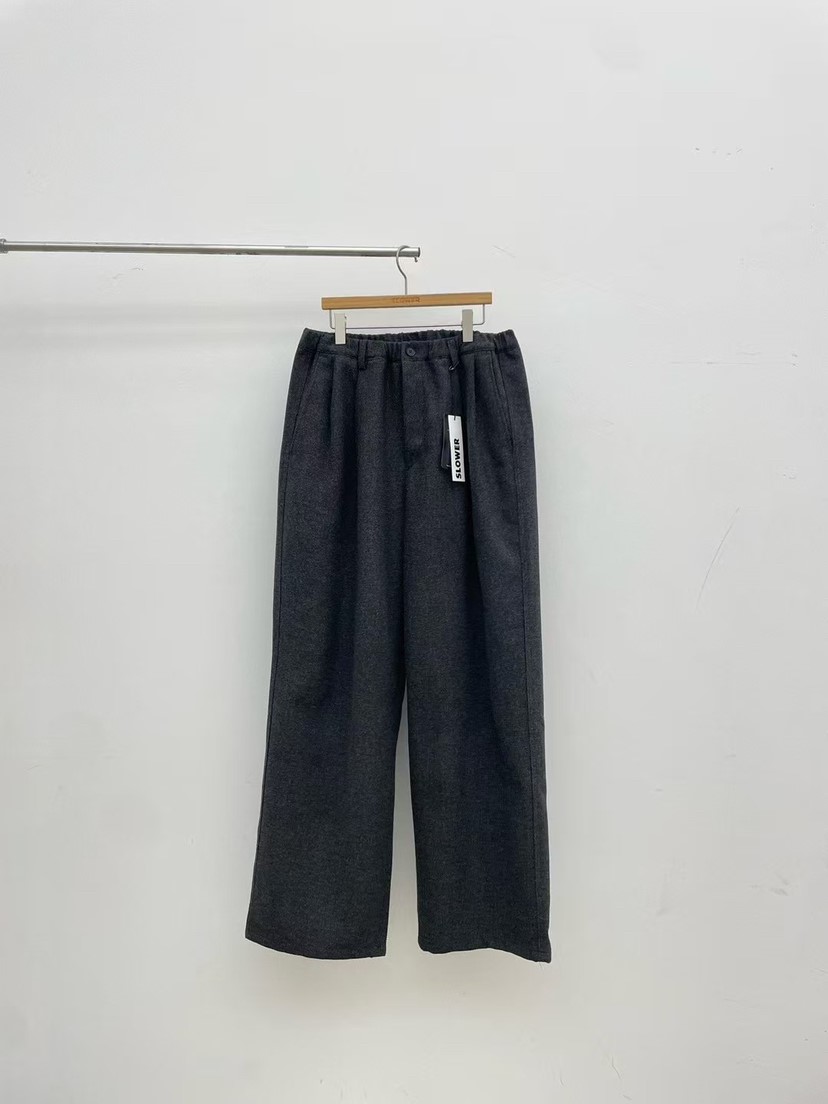 SLOWER韓國代購㊣女裝新品時尚熱賣職業休閑人氣25秋冬休閑褲SLOWER休閑褲