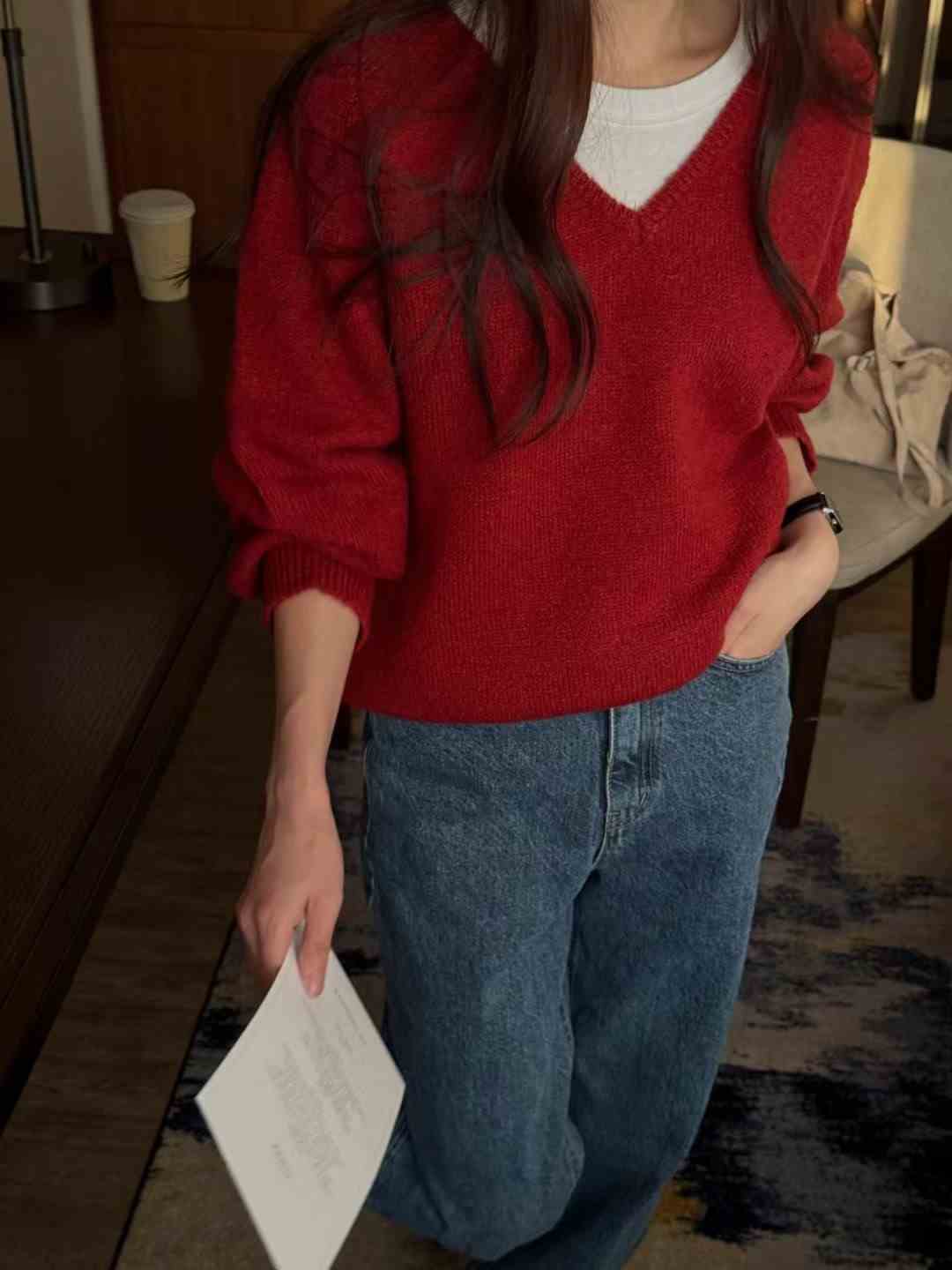 PROPER 프로퍼韓國代購㊣女士新品真品推薦職業時尚針織衫PROPER 프로퍼針織衫