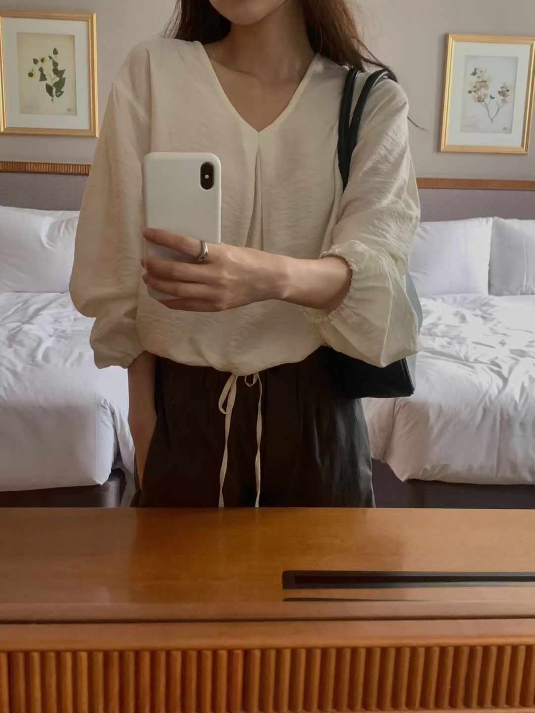 PROPER 프로퍼東大門㊣直郵女士新款25秋冬真品襯衫蕾絲衫PROPER 프로퍼襯衫/蕾絲衫