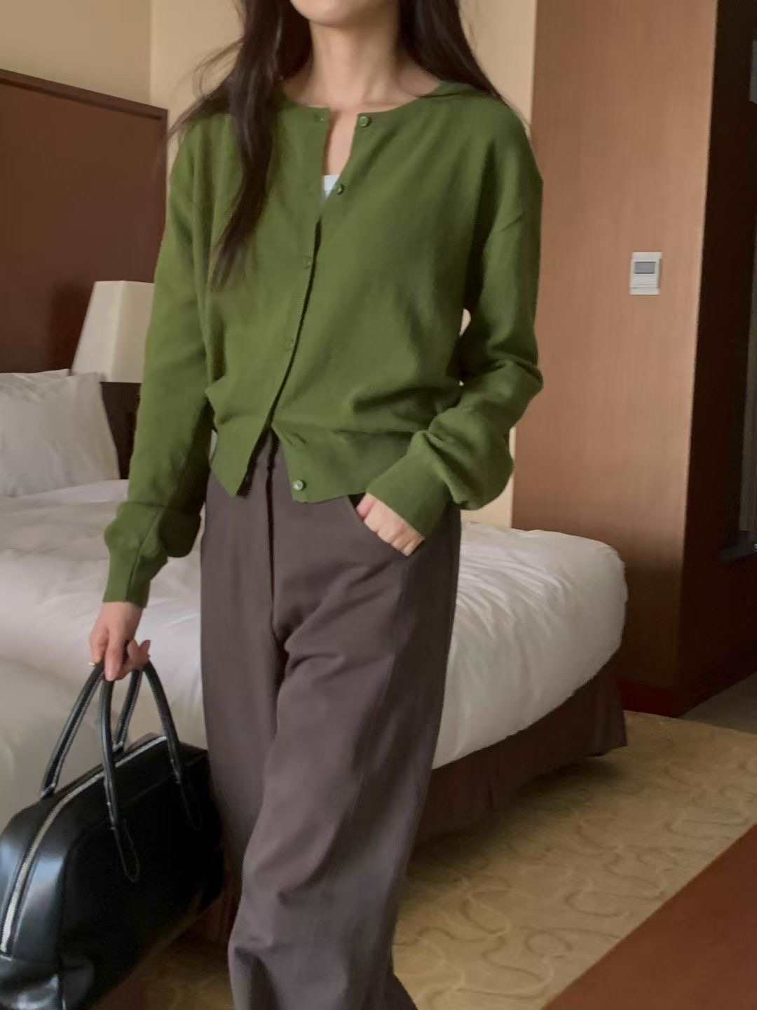 PROPER 프로퍼東大門㊣直郵女裝新款熱賣25秋冬職業針織衫PROPER 프로퍼針織衫