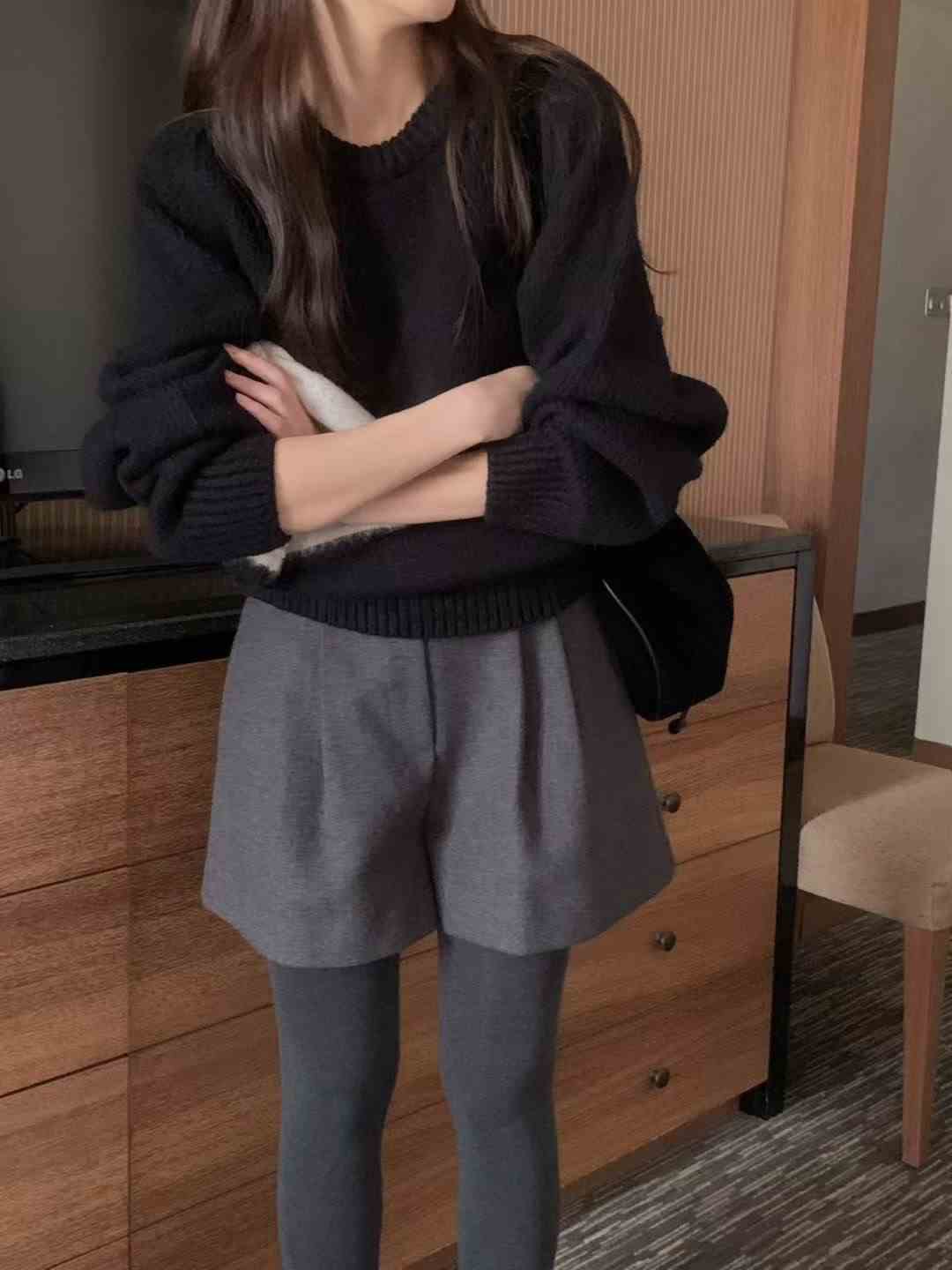 PROPER 프로퍼東大門㊣代購女士新款推薦25秋冬時尚人氣短褲PROPER 프로퍼短褲