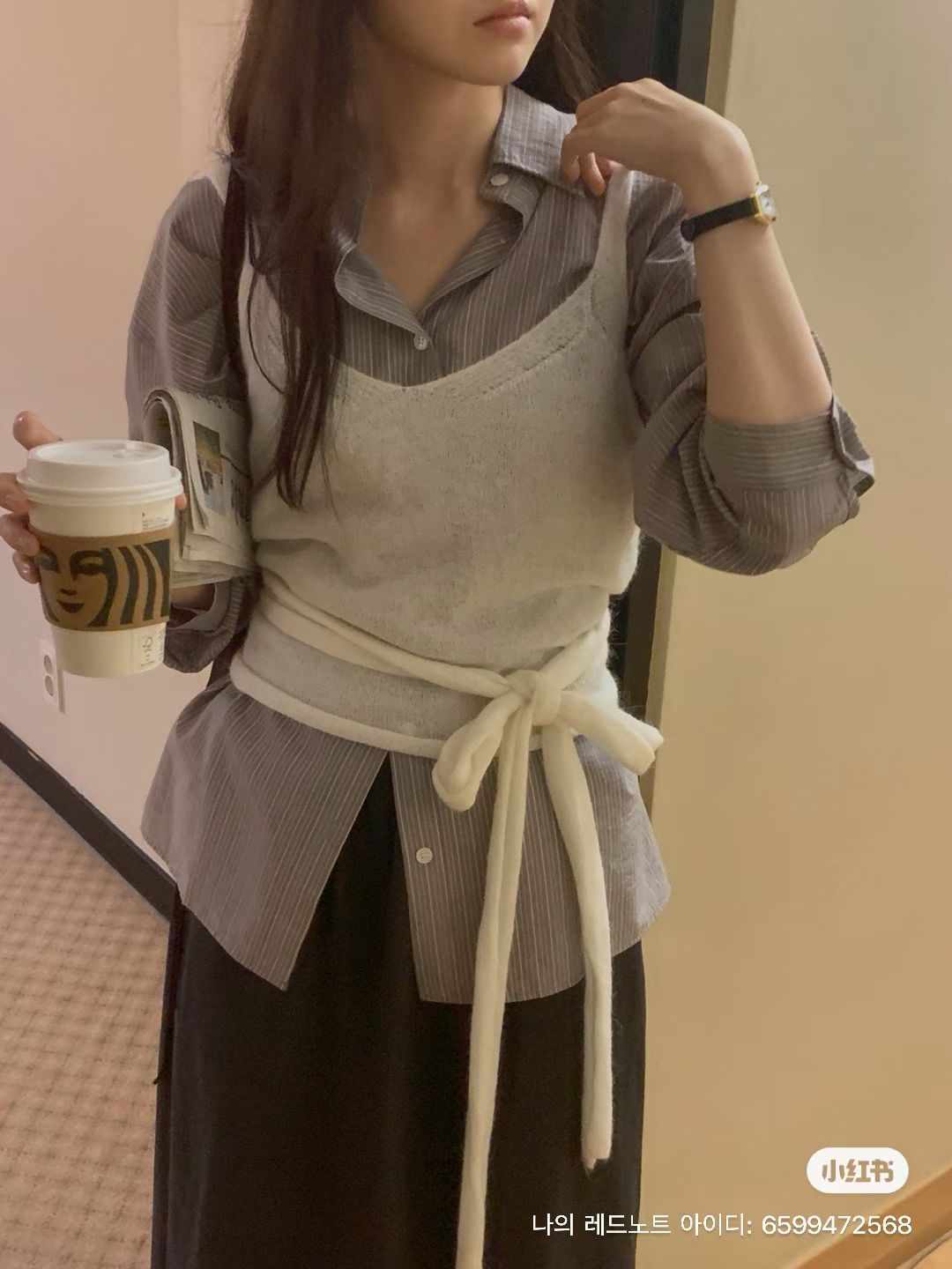 PROPER 프로퍼東大門㊣代購女裝新款時尚吊帶背心不含內搭PROPER 프로퍼吊帶/背心