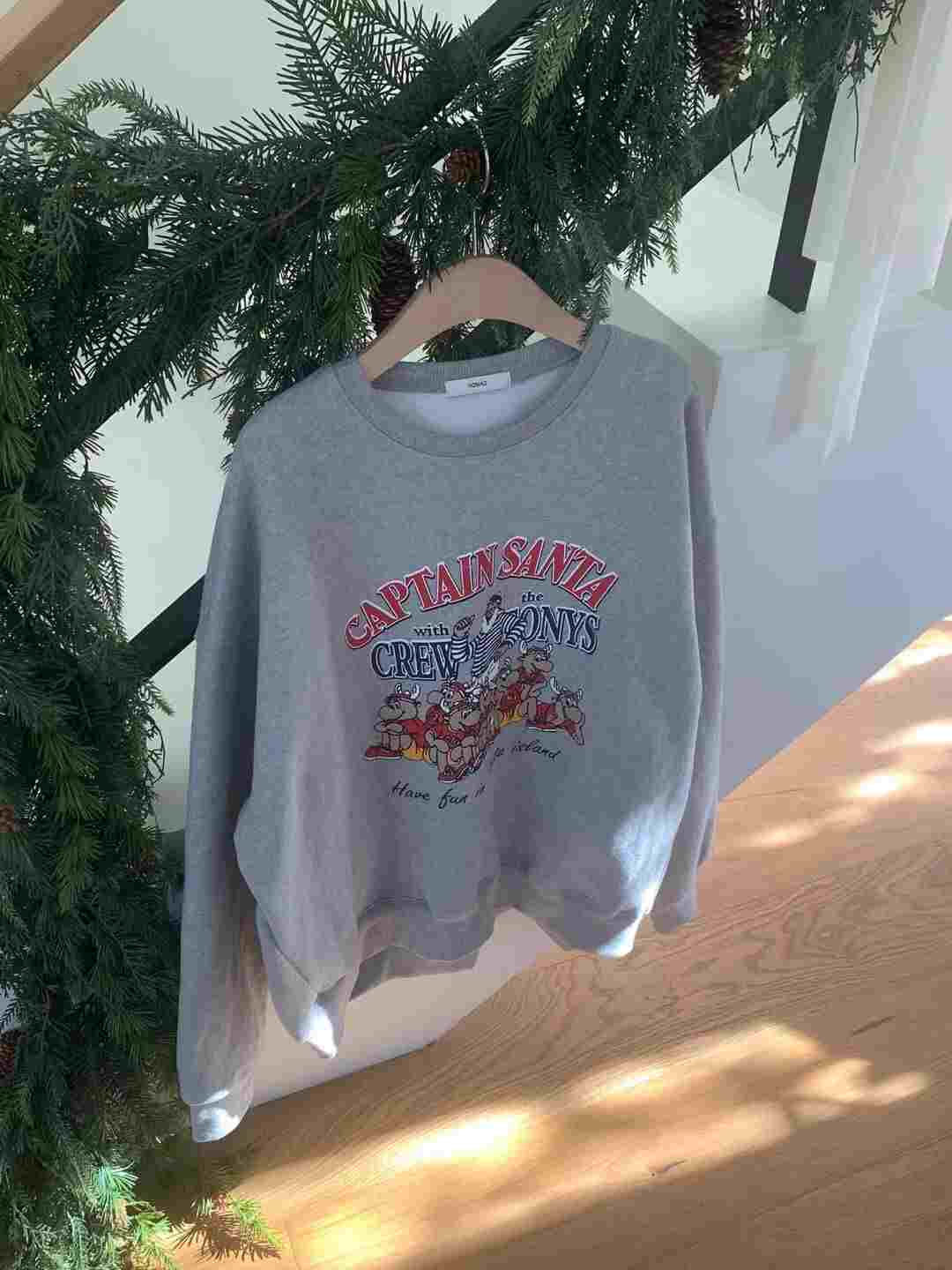 NOMAD東大門㊣代購女裝新款推薦熱賣休閑25秋冬真品人氣衛衣NOMAD衛衣