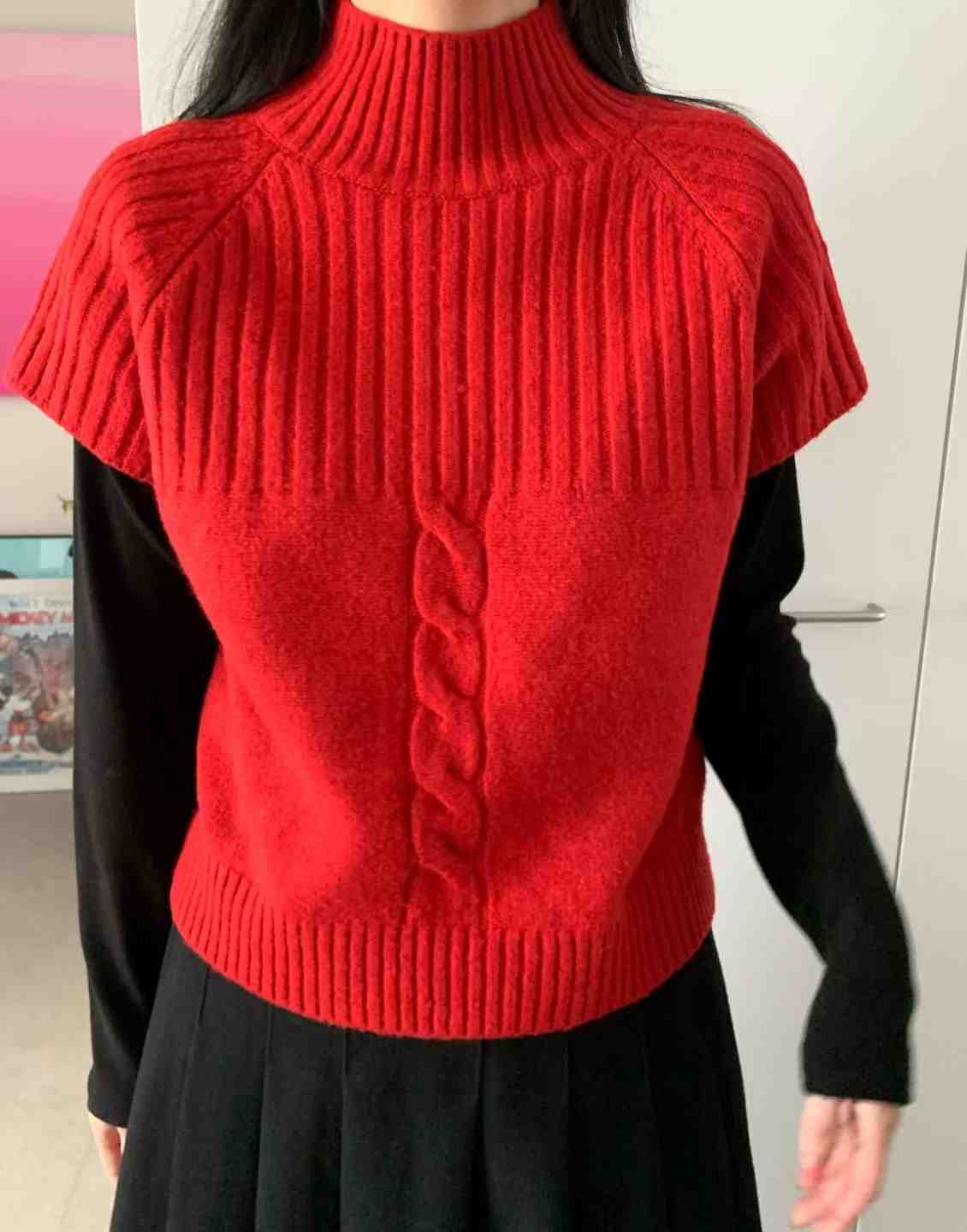 ALLU東大門㊣實拍女士新品人氣25秋冬推薦職業休閑時尚針織衫ALLU針織衫