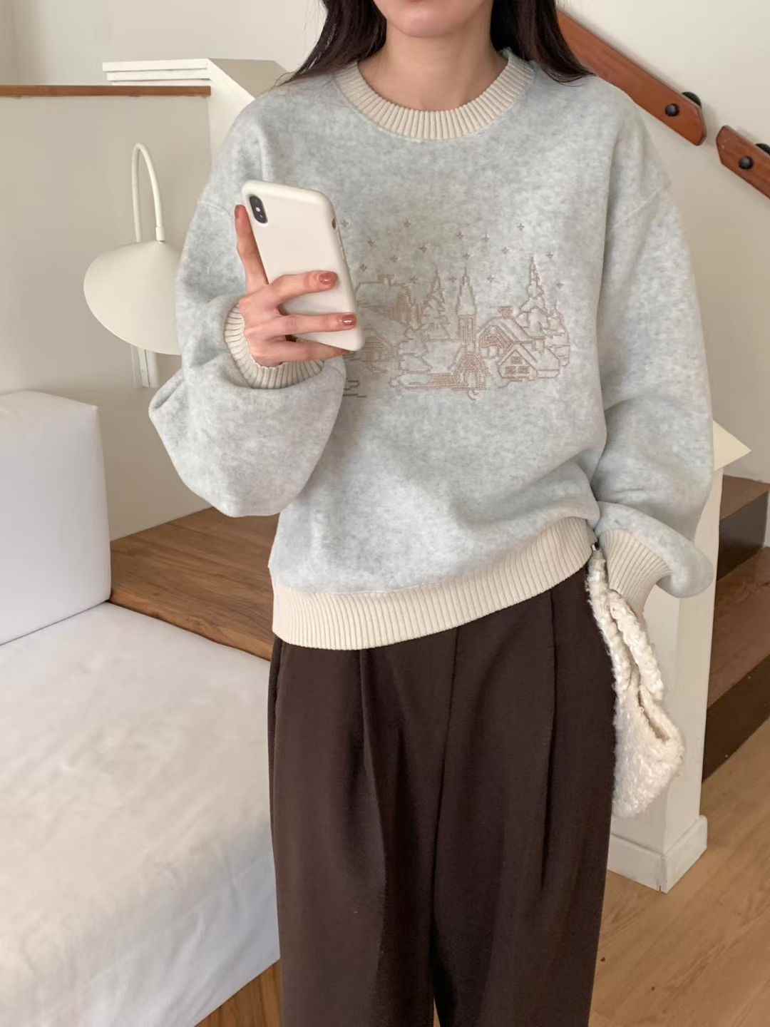 NOMAD東大門㊣實拍女士新款人氣推薦時尚職業熱賣25秋冬衛衣NOMAD衛衣