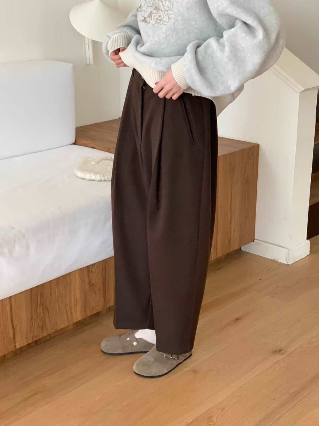 NOMAD韓國代購㊣女士新款人氣職業推薦熱賣25秋冬時尚休閑褲NOMAD休閑褲