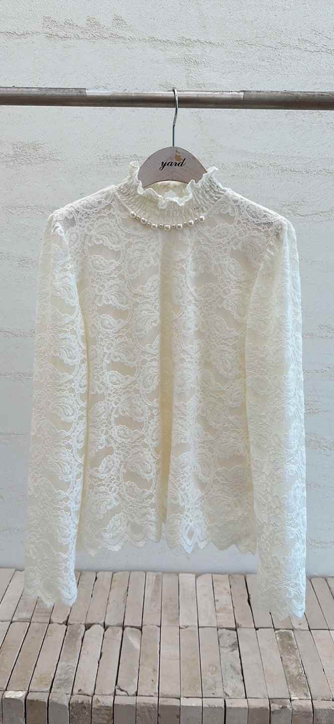 YARD東大門㊣代購女裝新品休閑25秋冬熱賣真品推薦襯衫蕾絲衫YARD襯衫/蕾絲衫