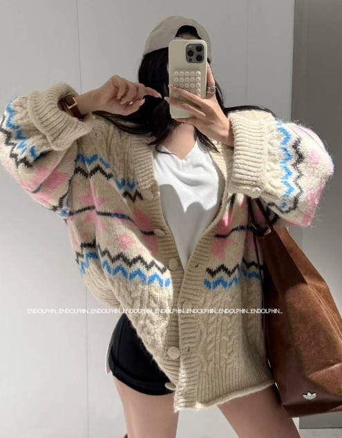 ENDOLPHIN東大門㊣直郵女士新品推薦真品時尚職業熱賣毛衣開衫ENDOLPHIN毛衣