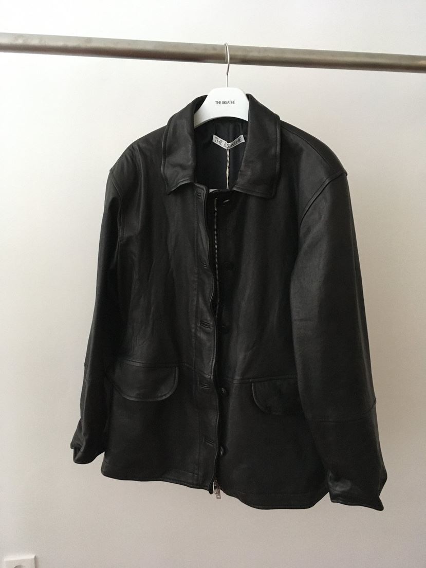 BREATHE韓國代購㊣女士新款時尚真品休閑推薦人氣皮衣水洗羊皮BREATHE皮衣