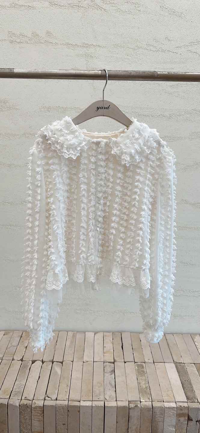 YARD東大門㊣實拍女士新款推薦時尚休閑人氣襯衫蕾絲衫刺繡YARD襯衫/蕾絲衫