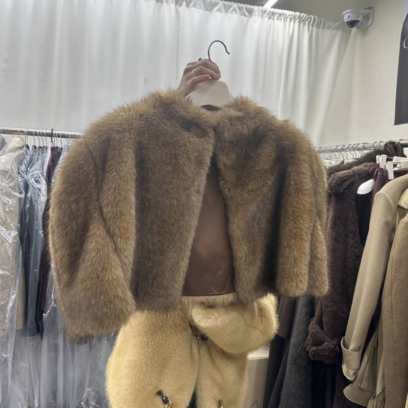 ONEBYTWO東大門㊣直郵女裝新品25秋冬真品休閑推薦短款大衣ONE BY TWO短款大衣