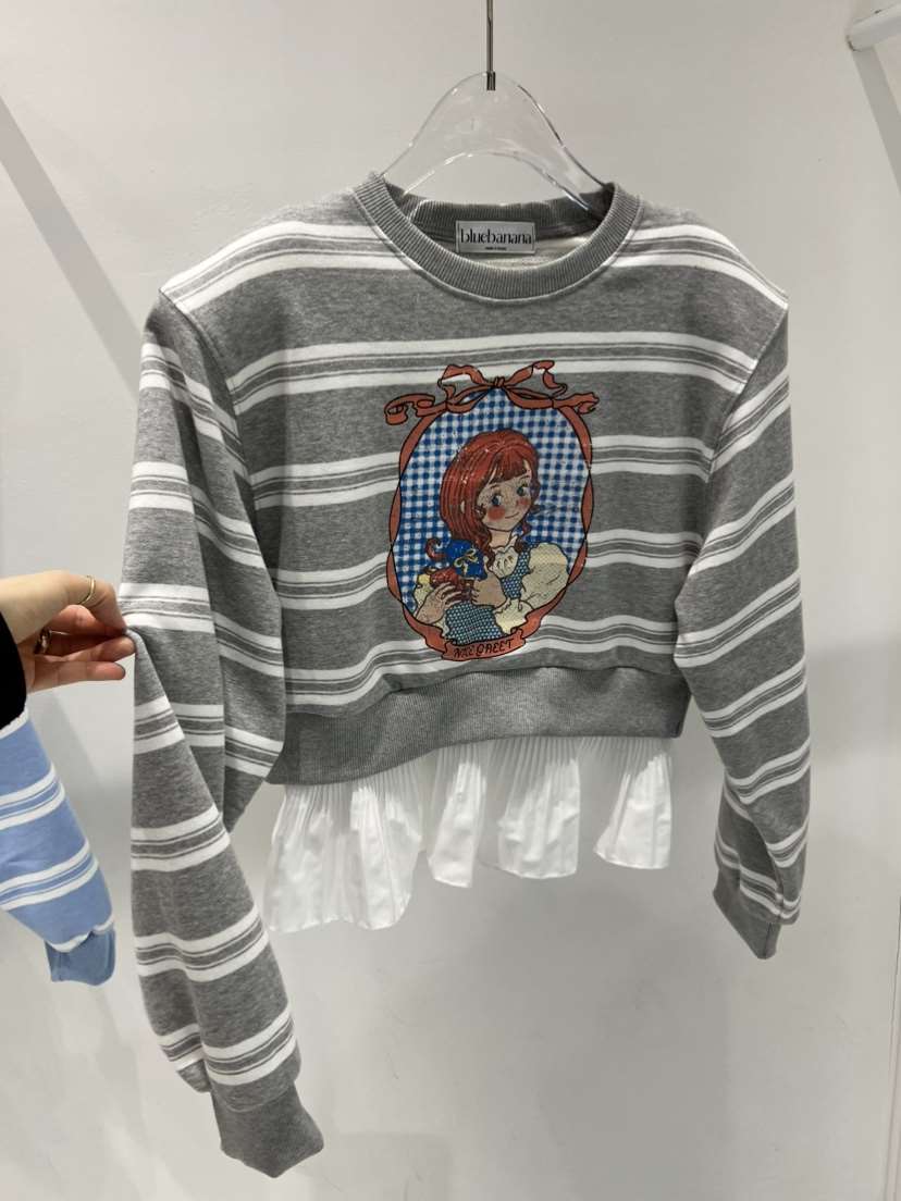 BLUE BANANA東大門㊣直郵女士新款熱賣時尚人氣真品推薦衛衣BLUE BANANA衛衣