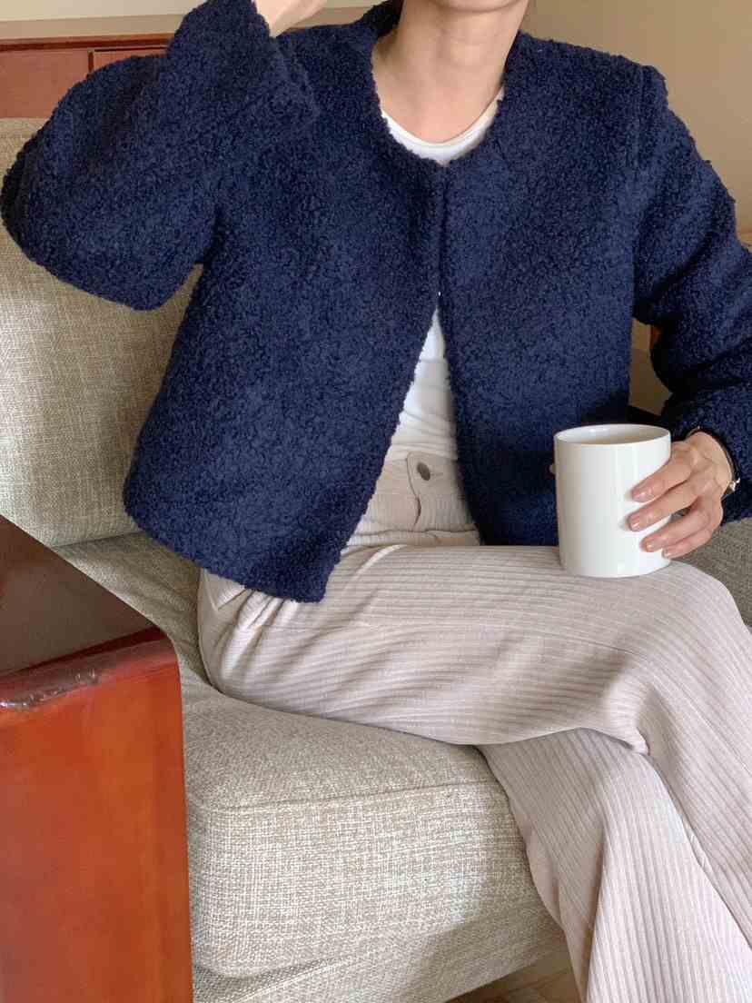 FRILL-T韓國代購㊣女裝新款熱賣人氣25秋冬休閑職業時尚夾克FRILL-T夾克