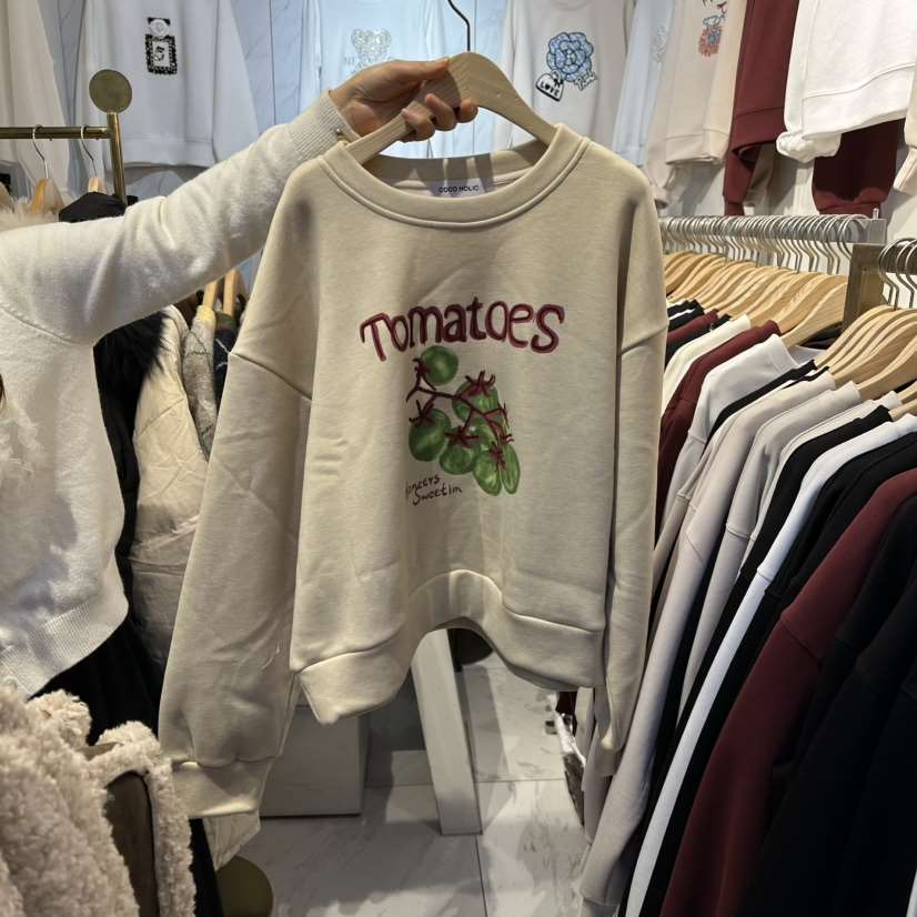 COCO HOLIC韓國直郵㊣女裝新款休閑25秋冬推薦人氣衛衣加絨COCO HOLIC衛衣