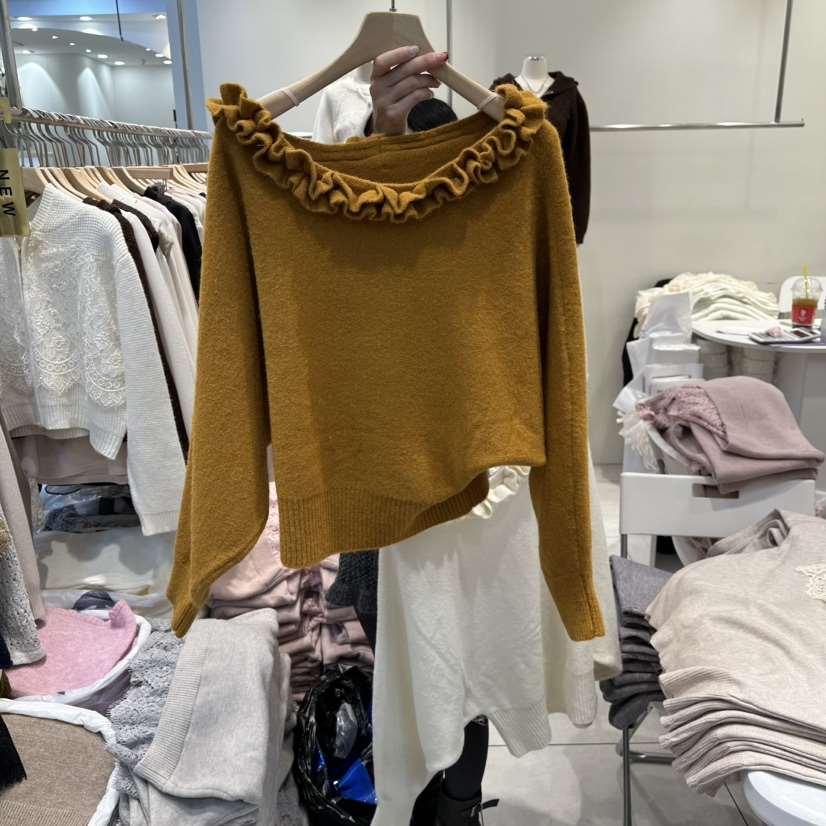 BLUE RIBBON東大門㊣代購女裝新品休閑人氣時尚25秋冬針織衫BLUE RIBBON針織衫