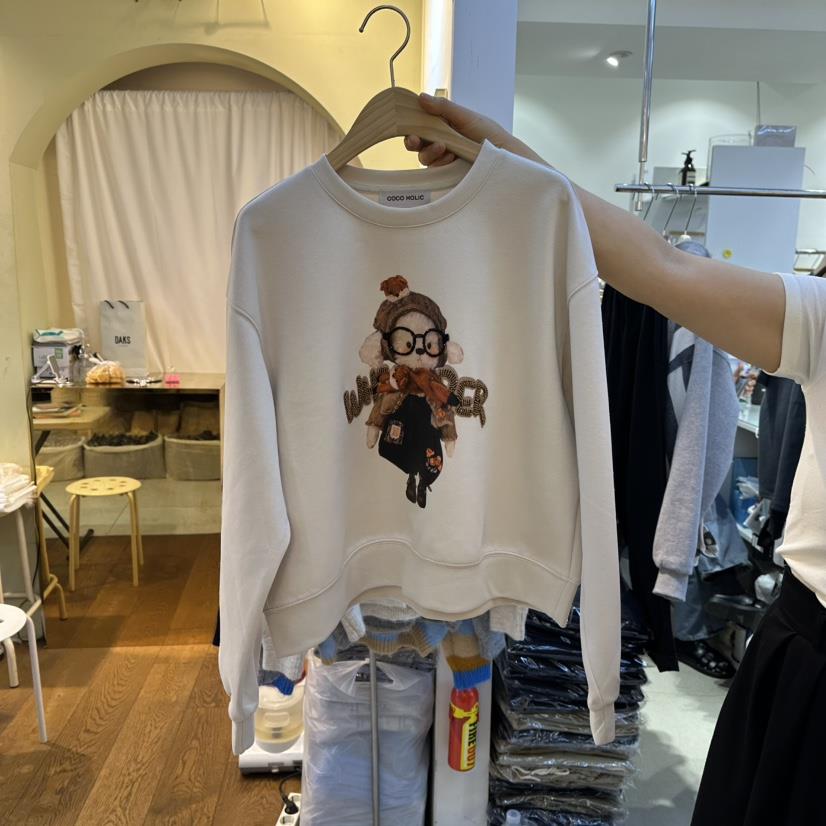 COCO HOLIC東大門㊣代購女裝新款職業推薦熱賣時尚人氣衛衣COCO HOLIC衛衣