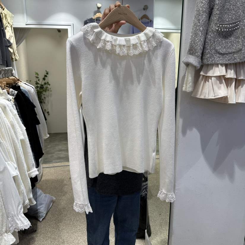 BELITA韓國代購㊣女士新品熱賣真品職業人氣時尚25秋冬針織衫BELITA針織衫