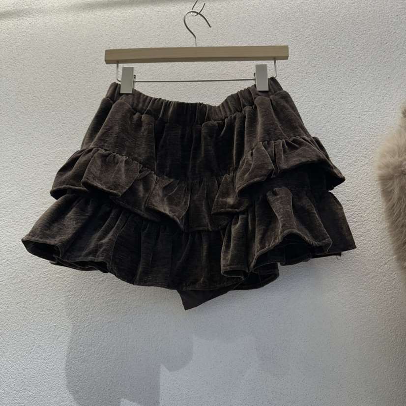 HIPTIQUE東大門㊣直郵女裝新品人氣時尚25秋冬真品裙褲天鵝絨HIPTIQUE裙褲