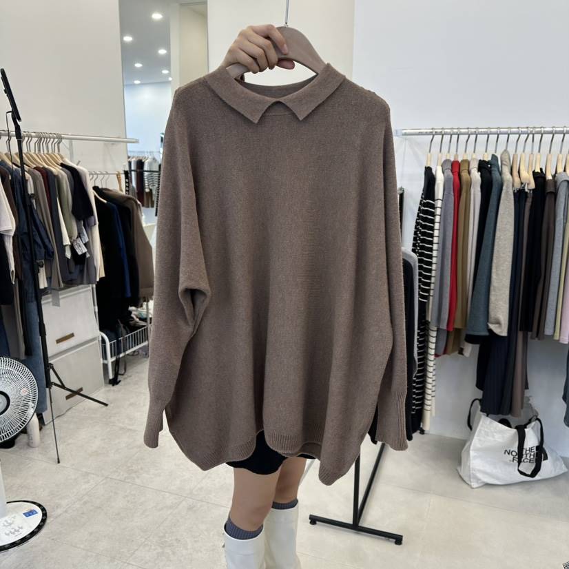 FUNNY POWDER韓國代購㊣女裝新款熱賣人氣職業時尚針織衫羊絨THE FUNNY針織衫