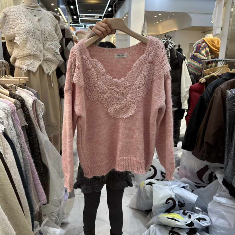 BLUE RIBBON東大門㊣代購女裝新品推薦25秋冬熱賣休閑針織衫BLUE RIBBON針織衫