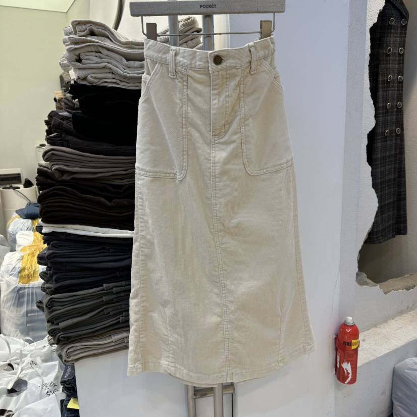 POCKET-Q韓國代購㊣女裝新品休閑真品25秋冬推薦熱賣時尚長裙POCKET-Q長裙