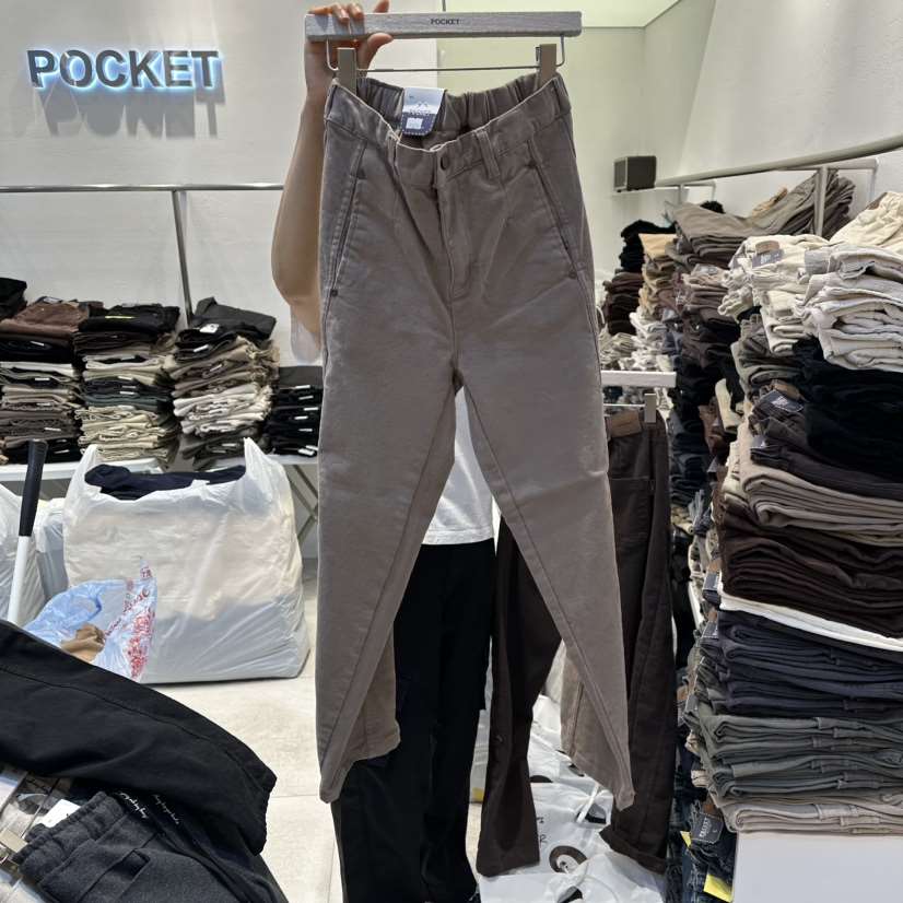 POCKET-Q東大門㊣直郵女士新品25秋冬職業真品熱賣休閑褲加絨POCKET-Q休閑褲