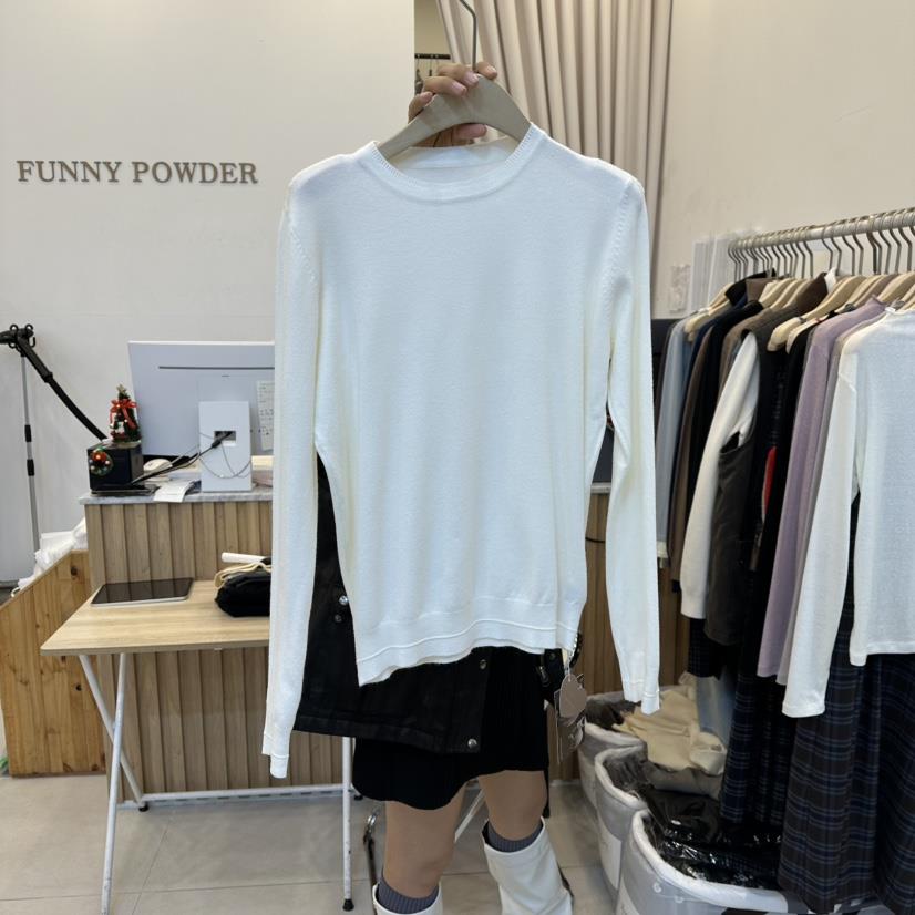 FUNNY POWDER韓國代購㊣女裝新品推薦人氣真品時尚長袖T恤THE FUNNY長袖T恤