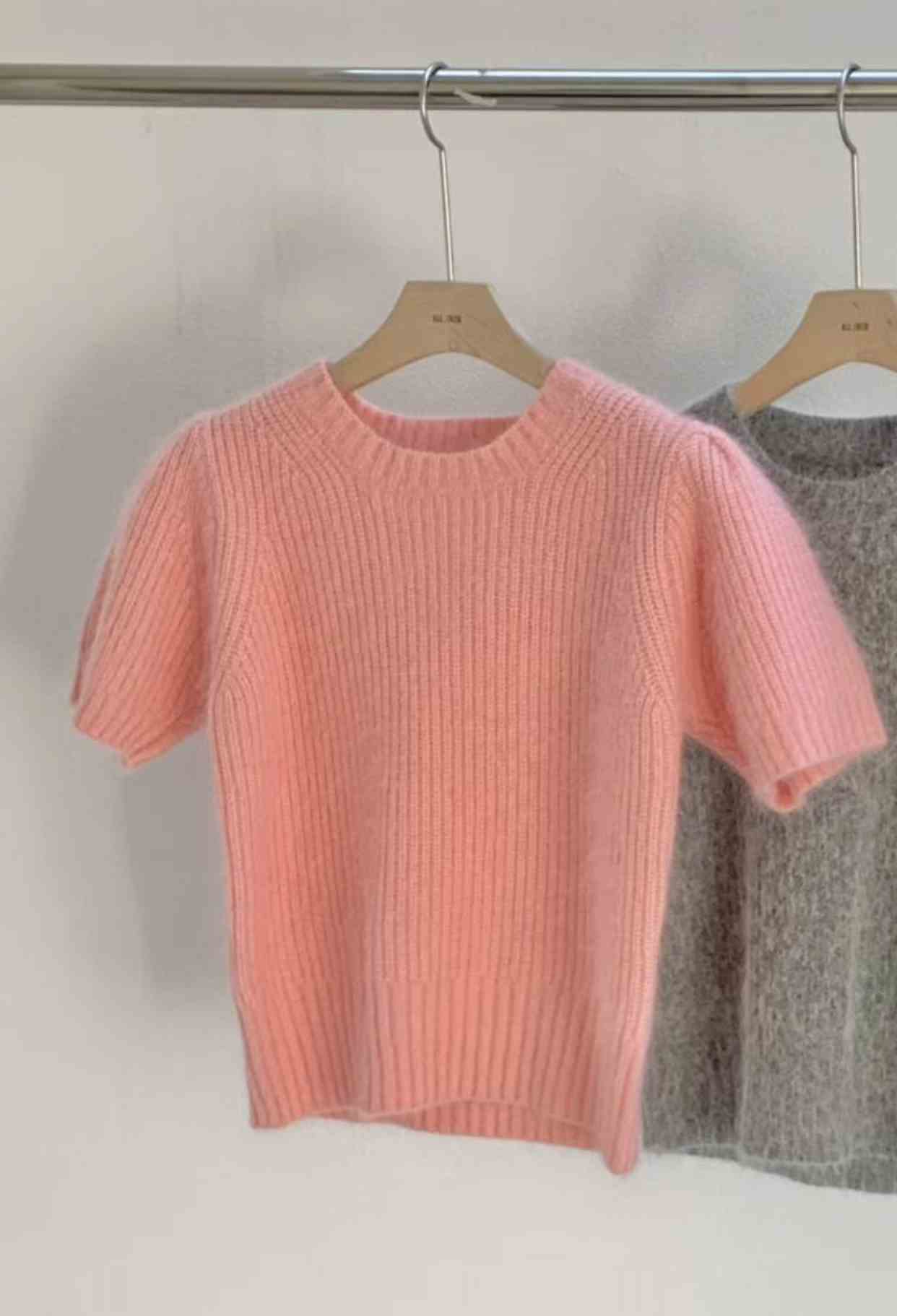 ALL OVER東大門㊣代購女裝新款人氣時尚熱賣推薦針織衫安哥拉ALL OVER針織衫