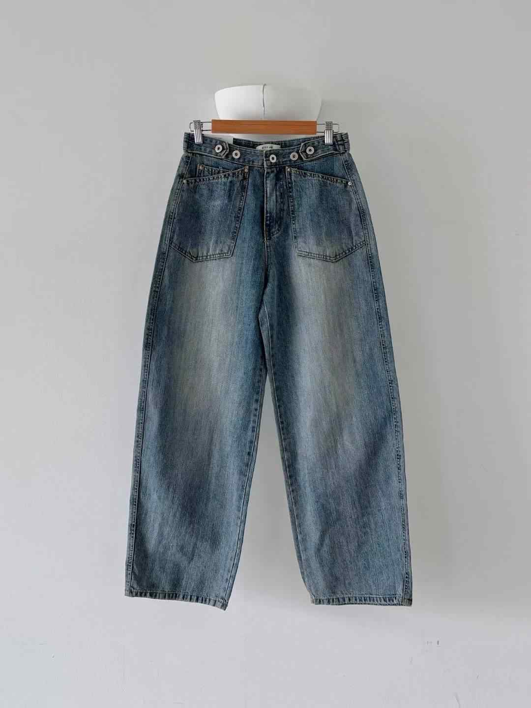 STYLE LAB東大門㊣直郵女士新品25秋冬真品休閑人氣牛仔褲STYLE LAB牛仔褲