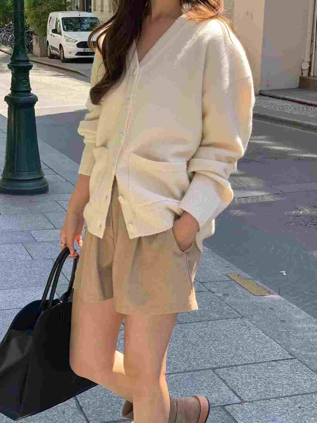 ALL OVER韓國直郵㊣女裝新品熱賣職業休閑推薦針織衫寬松開衫ALL OVER針織衫