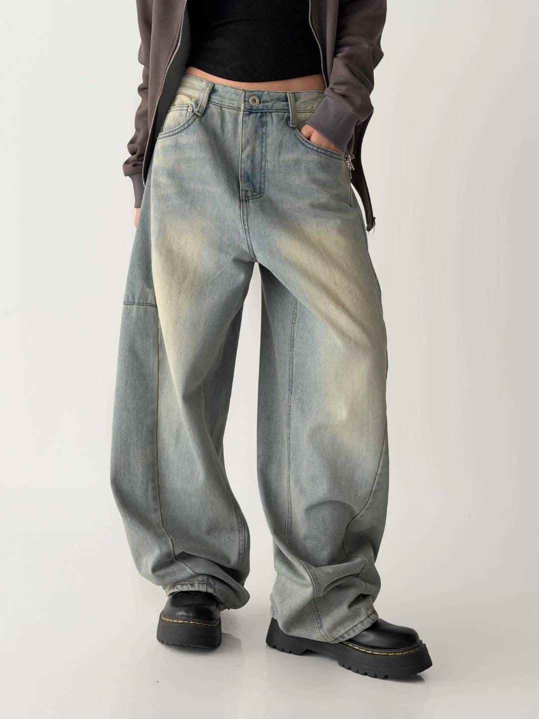 STYLE LAB東大門㊣直郵女裝新品時尚人氣職業熱賣休閑牛仔褲STYLE LAB牛仔褲