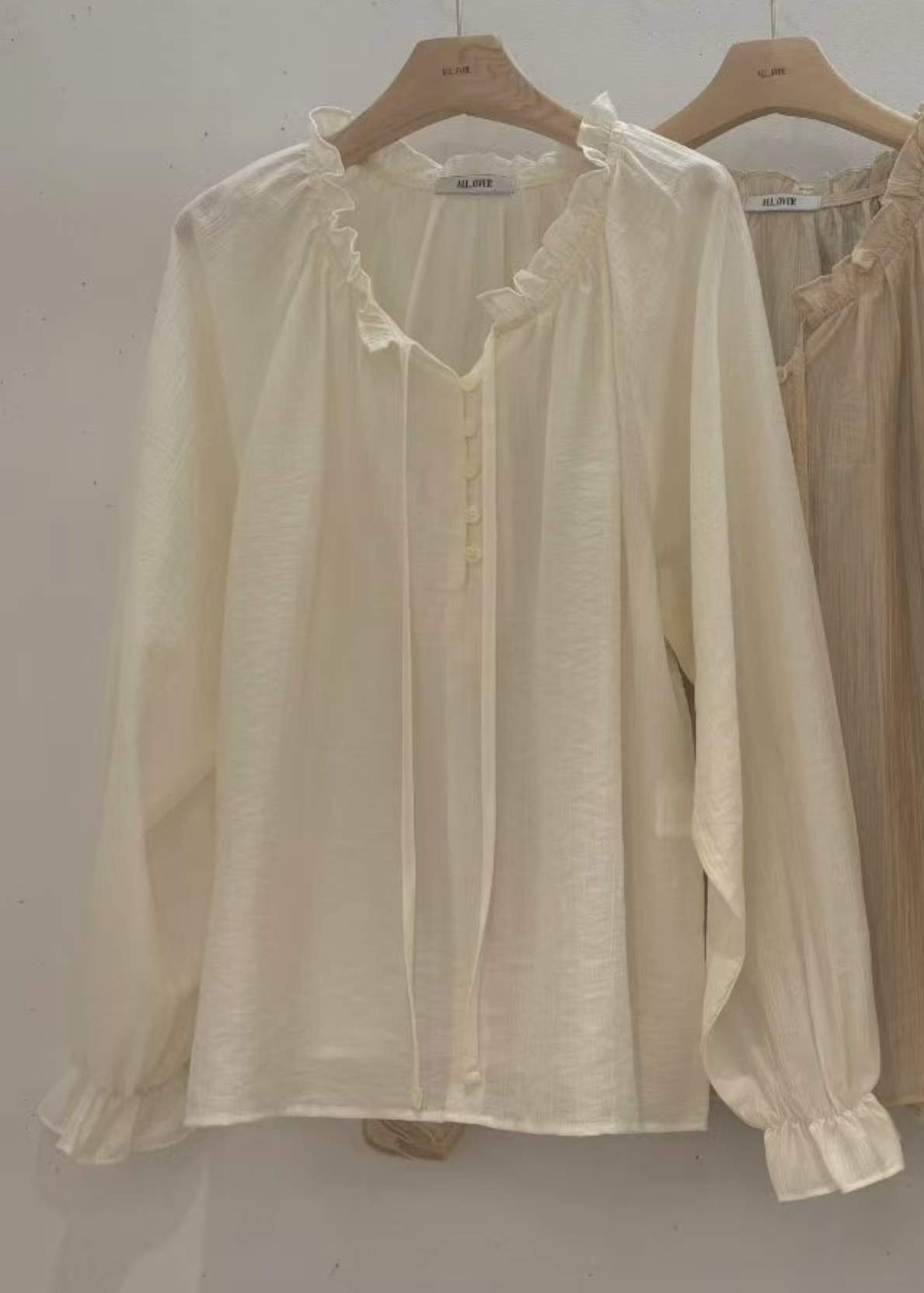 ALL OVER韓國代購㊣女裝新品職業熱賣人氣真品時尚襯衫蕾絲衫ALL OVER襯衫/蕾絲衫