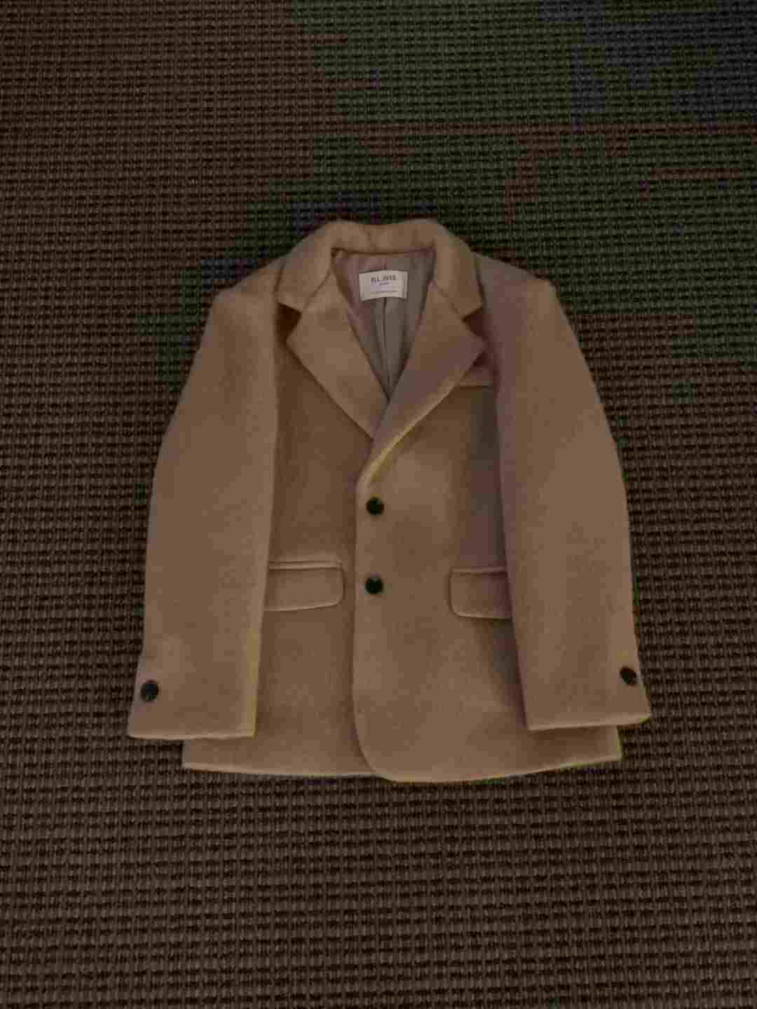 ALL OVER東大門㊣直郵女裝新品熱賣休閑推薦職業時尚短款大衣ALL OVER短款大衣