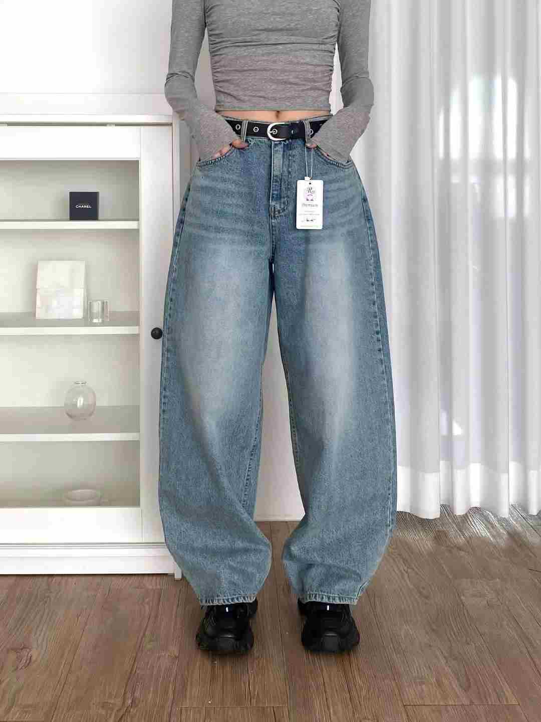 STYLE LAB韓國代購㊣女裝新款熱賣時尚推薦牛仔褲不含腰帶STYLE LAB牛仔褲