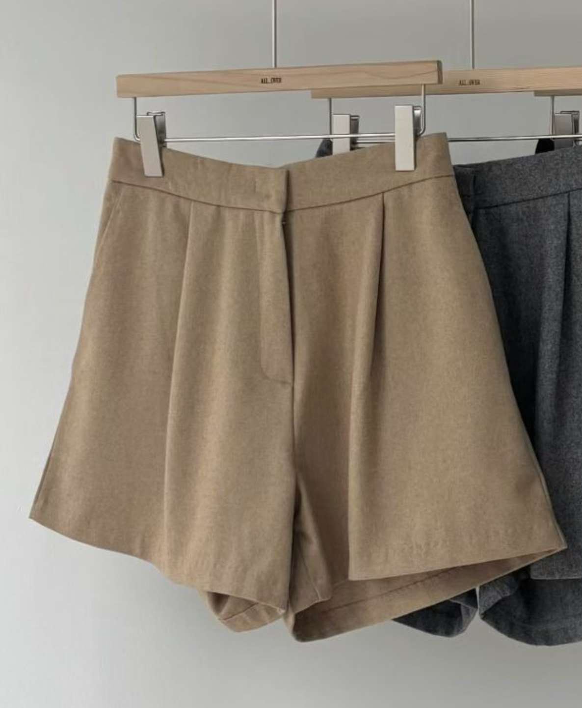 ALL OVER東大門㊣實拍女裝新品職業休閑推薦25秋冬人氣短褲ALL OVER短褲