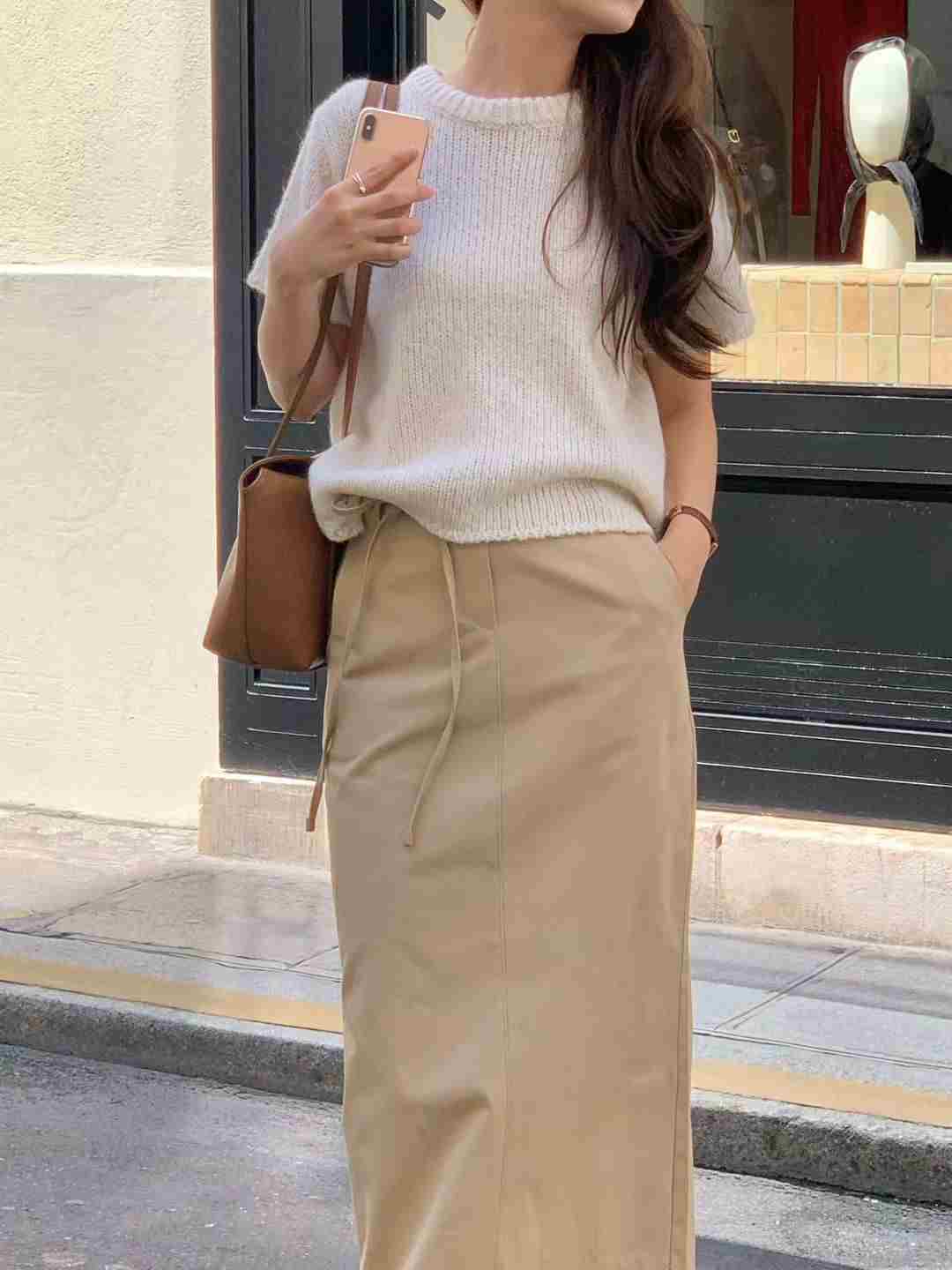 ALL OVER東大門㊣代購女裝新品人氣熱賣真品時尚針織衫圓領ALL OVER針織衫