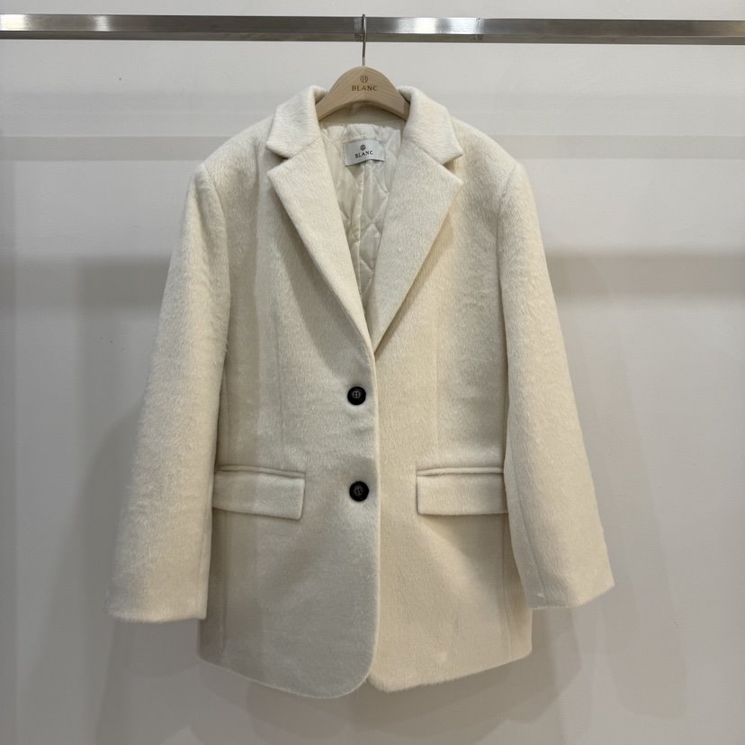 BLANC-A韓國直郵㊣女裝新款真品人氣熱賣時尚休閑夾克羊駝BLANC-A夾克