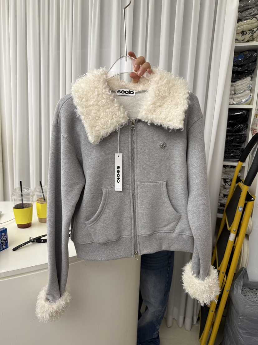 SEOLO韓國直郵㊣女裝新款時尚人氣休閑真品職業熱賣夾克拉鏈Seolo seoul夾克