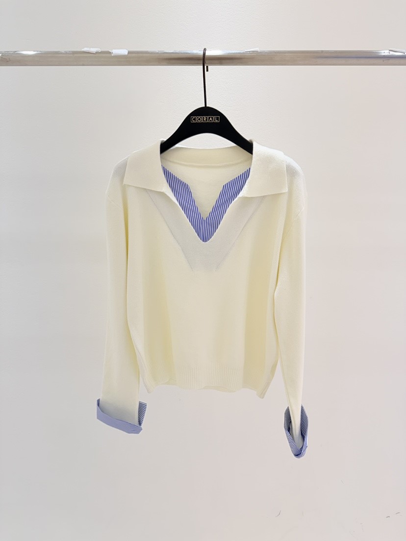 CORAL東大門㊣實拍女士新品職業推薦休閑25秋冬時尚熱賣針織衫CORAL針織衫