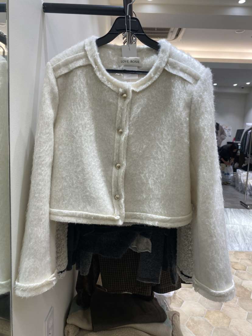 LOVE ROSIE東大門㊣實拍女士新品真品推薦25秋冬夾克Sale羊毛LOVE ROSIE夾克