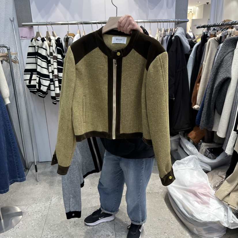 BLOOM東大門㊣直郵女裝新款時尚休閑25秋冬真品職業人氣夾克BLOOM-Q夾克