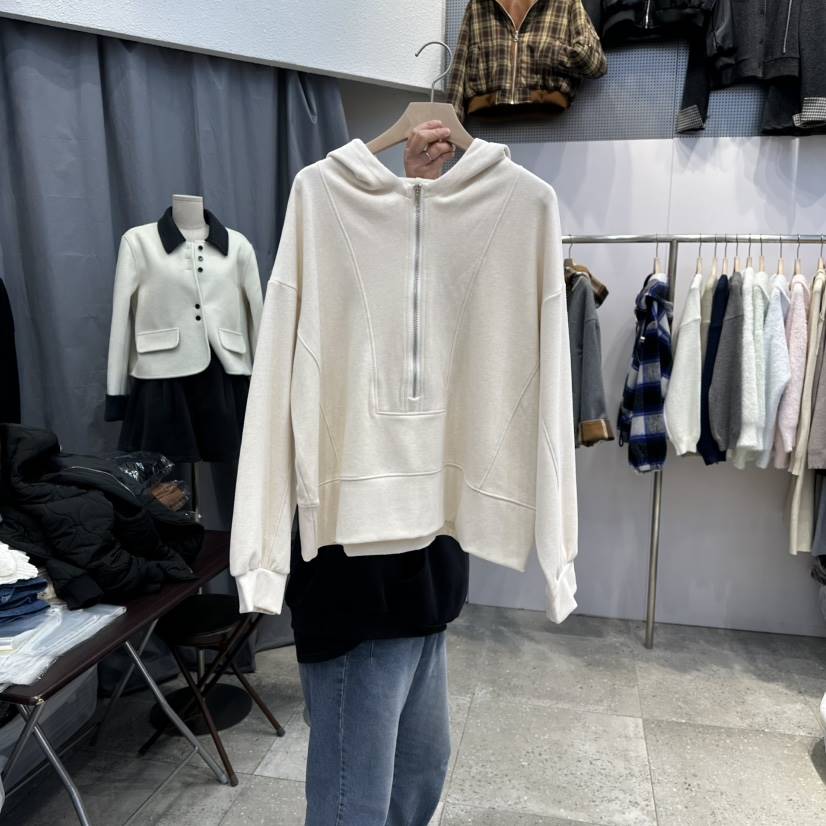 BLOOM東大門㊣代購女裝新品25秋冬人氣時尚職業休閑推薦衛衣BLOOM-Q衛衣