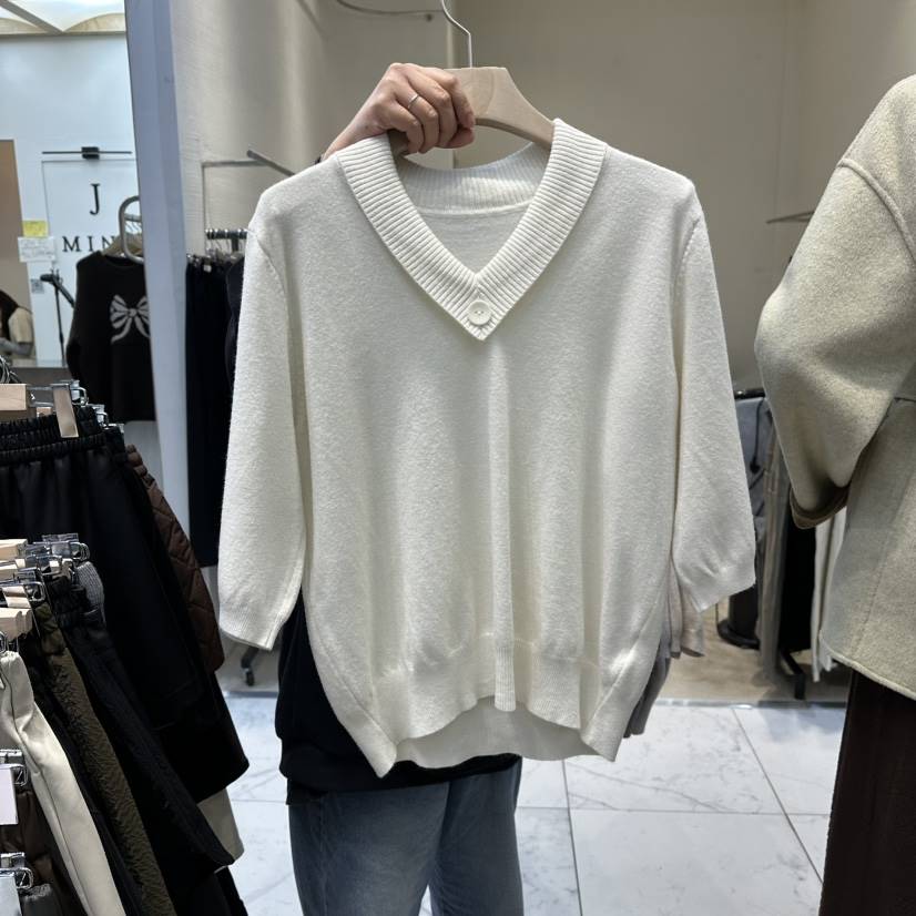 BLOOM韓國代購㊣女士新款熱賣休閑真品職業25秋冬推薦針織衫BLOOM-Q針織衫