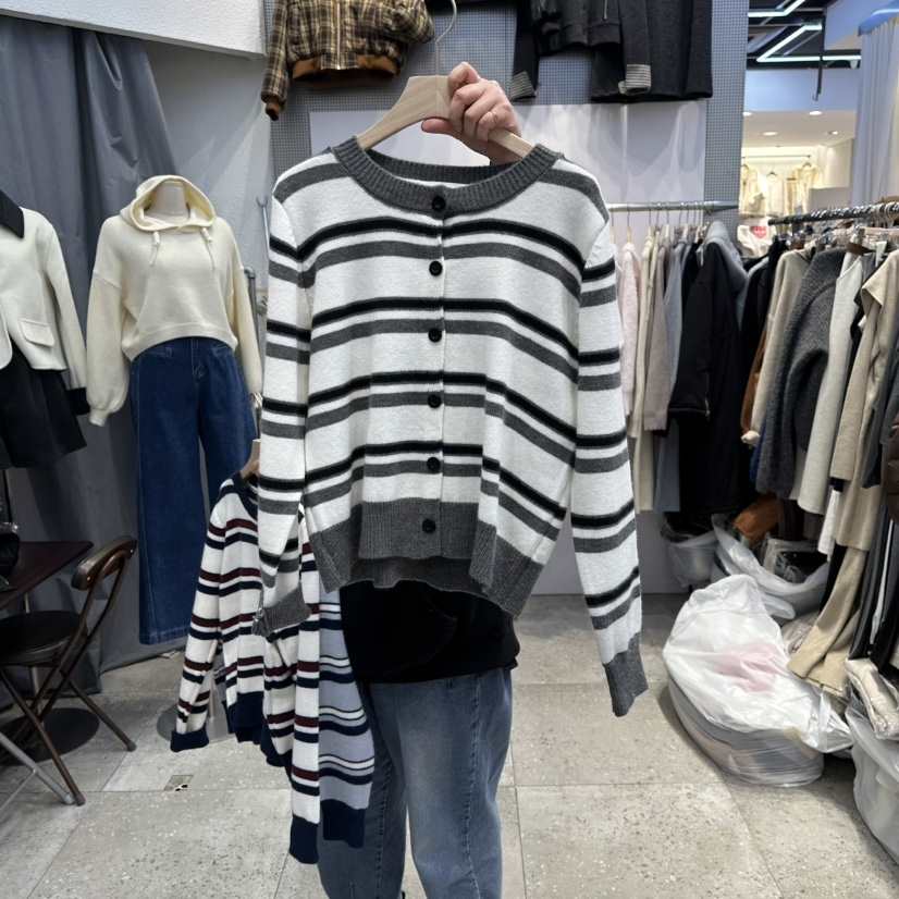 BLOOM東大門㊣直郵女裝新款時尚人氣25秋冬職業真品推薦針織衫BLOOM-Q針織衫