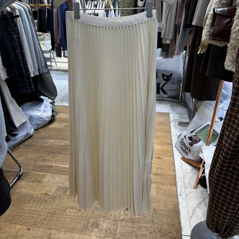 THE MOST-Q韓國直郵㊣女裝新品休閑職業25秋冬時尚長裙褶皺THE MOST長裙