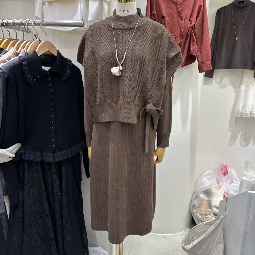 BIKINI東大門㊣代購女士新品人氣真品休閑職業熱賣推薦連衣裙BIKINI連衣裙