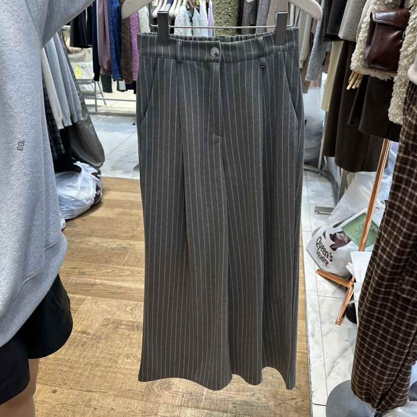 THE MOST-Q東大門㊣代購女士新品25秋冬休閑休閑褲不含腰帶THE MOST休閑褲