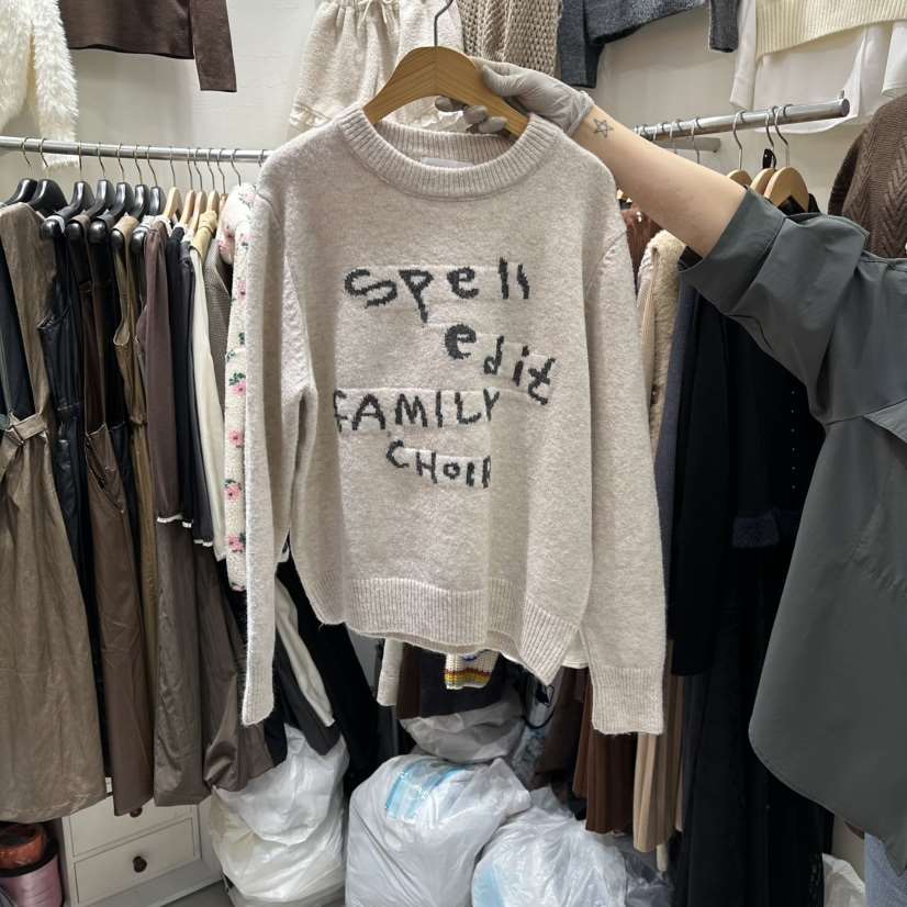 BIKINI東大門㊣代購女裝新品25秋冬真品熱賣職業人氣針織衫BIKINI針織衫