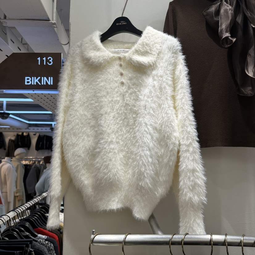 BIKINI東大門㊣代購女士新款25秋冬推薦時尚熱賣職業針織衫BIKINI針織衫